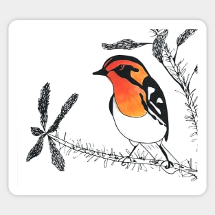 Blackburnian Warbler Sticker